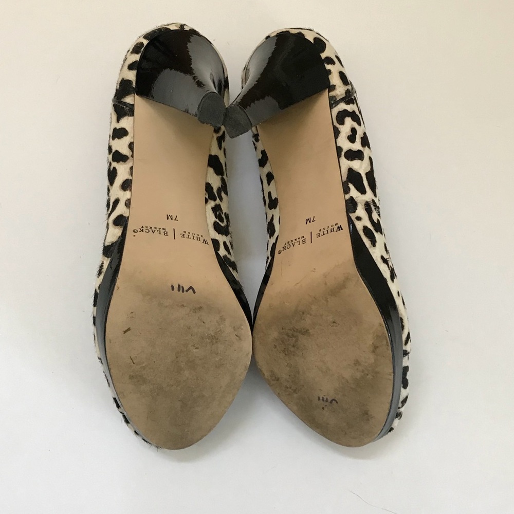 WHITE HOUSE BLACK MARKET Animal Print Heels - Picture 10 of 10